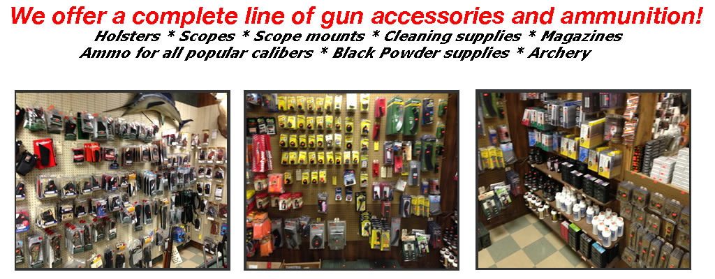 gun accessories, ammo, black powder